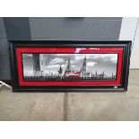 Modern wall hanging of view of London