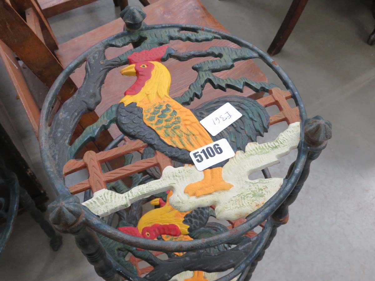 2 3 tier cast iron pot stands - Image 2 of 2