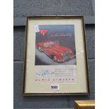 Alvis car advertising print