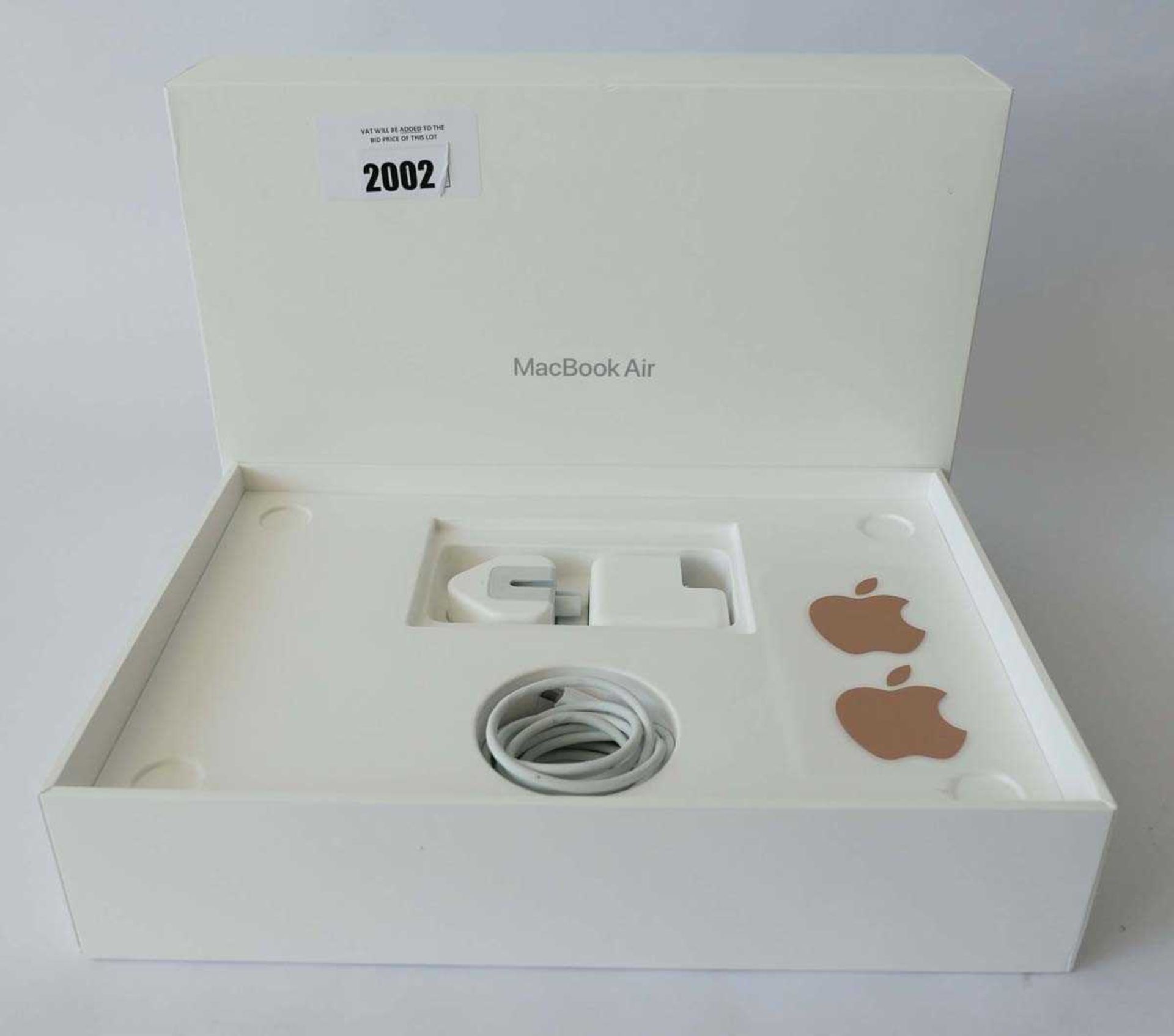 +VAT MacBook Air 13" 2020 A2337 Gold laptop with Apple M1 chip, 8GB RAM, 256GB SSD, box and charger - Image 2 of 3