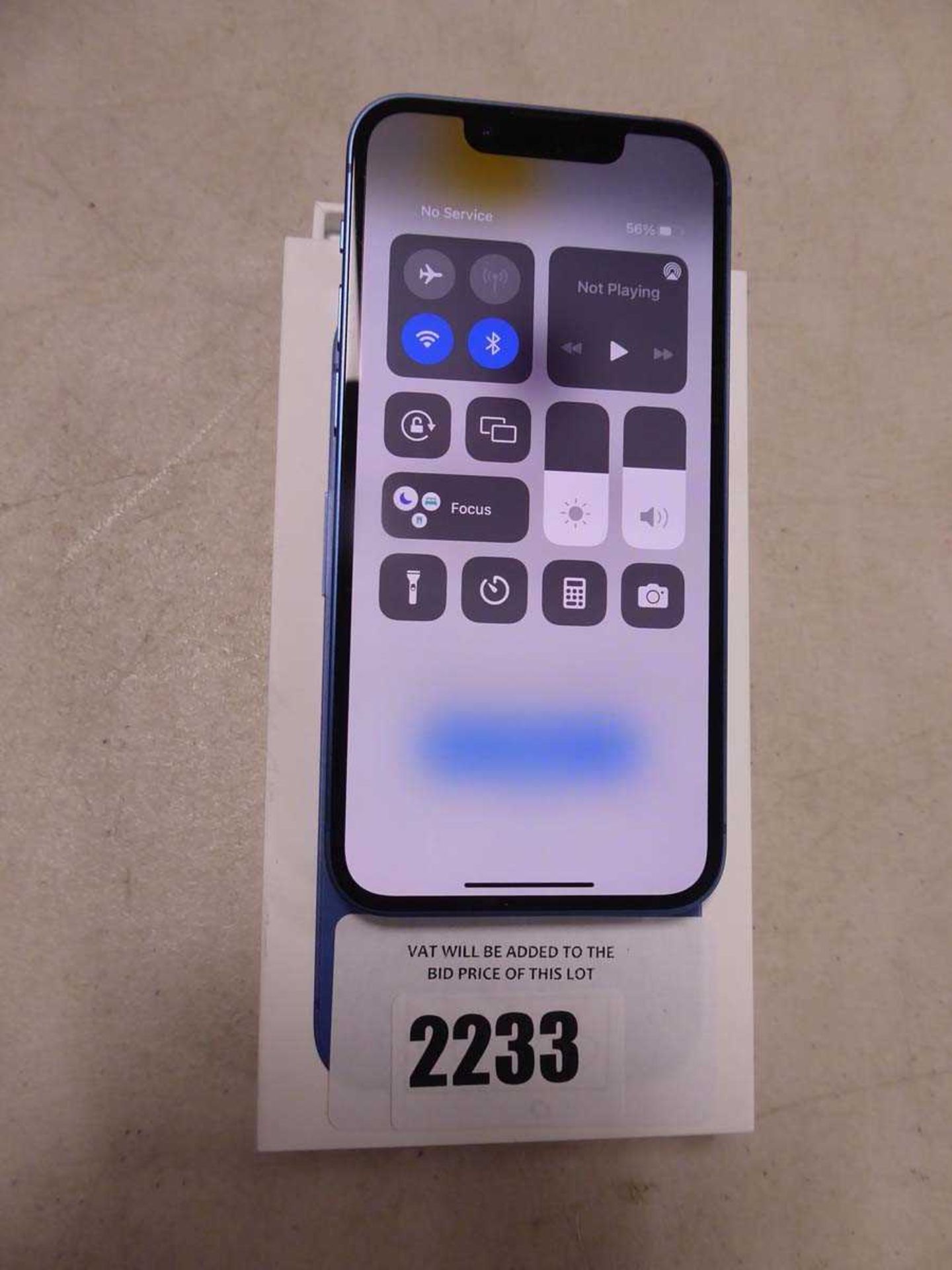 +VAT Apple iPhone 13 Mini in blue 128gb model A2628