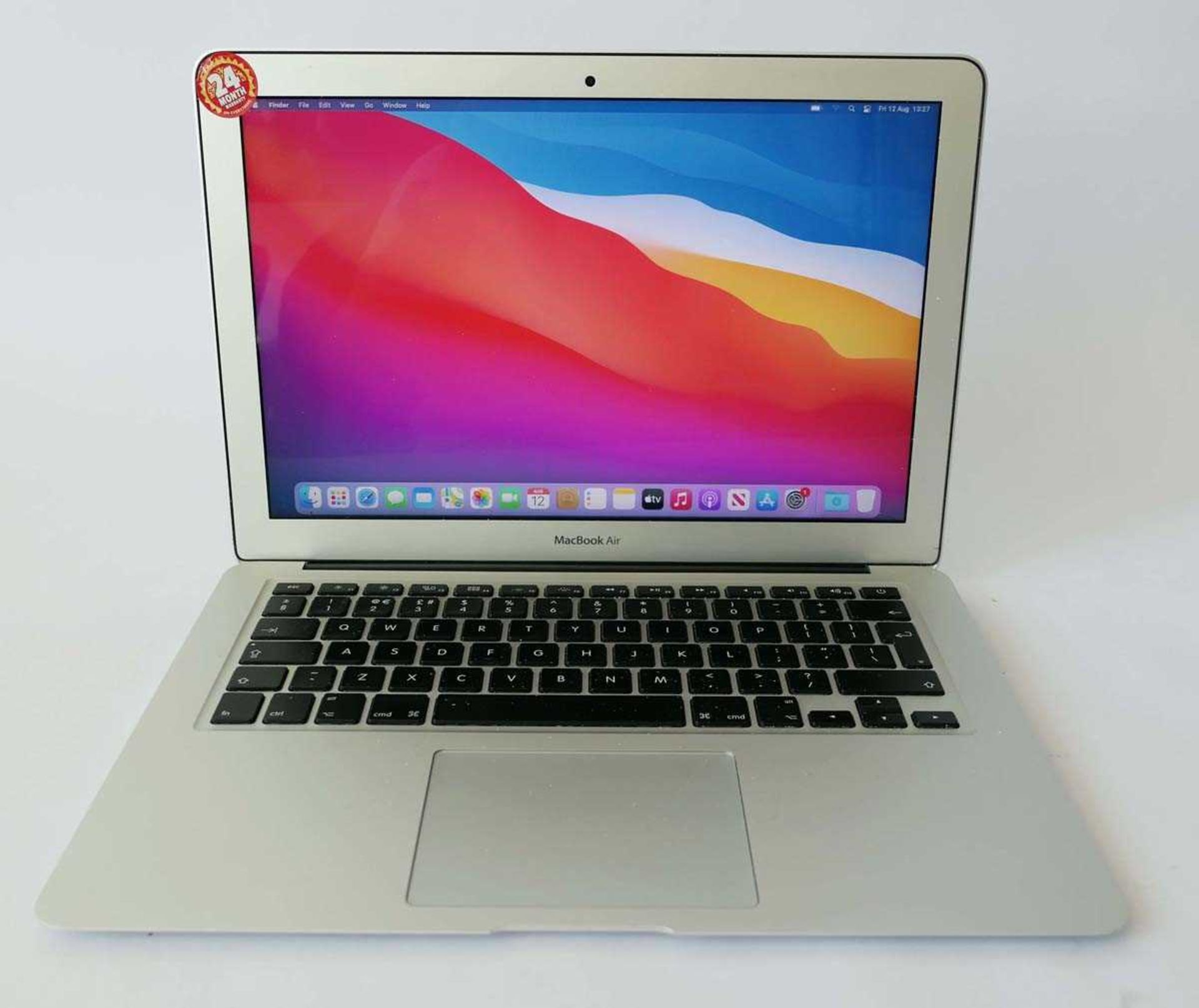 +VAT MacBook Air 13" A1466 laptop with Intel i7 2.2GHz, 8GB RAM, 512GB and Big Sur OS