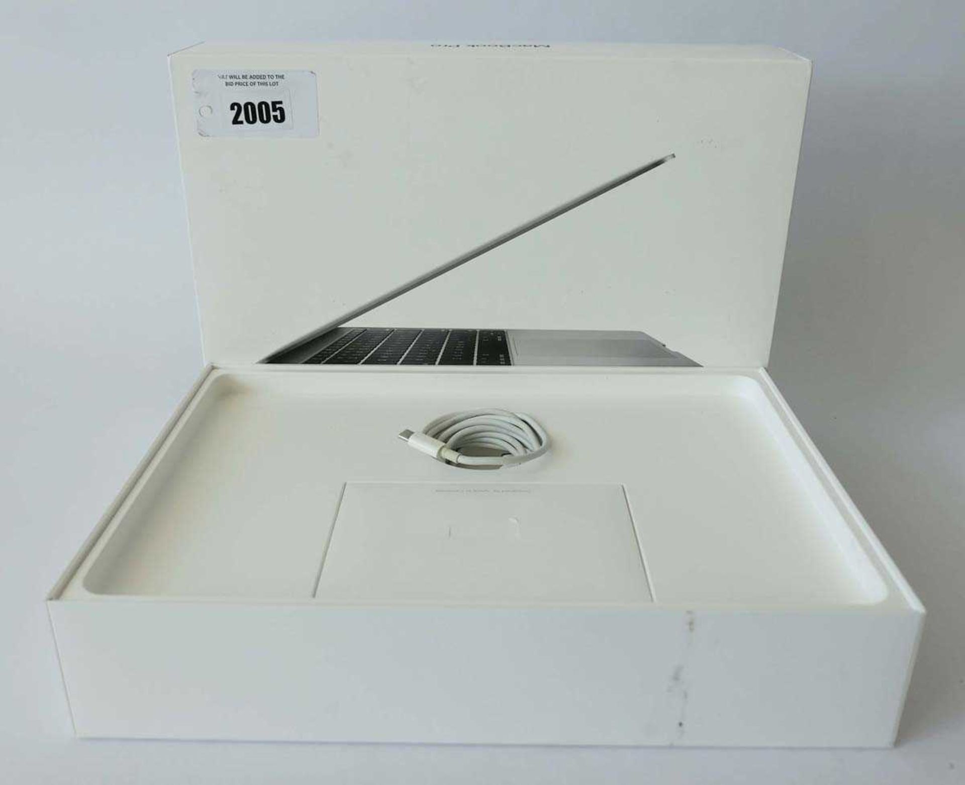 +VAT MacBook Pro 13" 2016 A1708 laptop with Intel Core i5 2.3GHz, 8GB RAM, 128GB SSD, box and PSU - Image 2 of 3