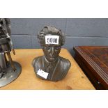 Small metal bust of Chopin