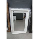 +VAT 4 x white framed modern mirrors