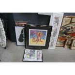 Collection of approx 8 x various pictures and picture frames