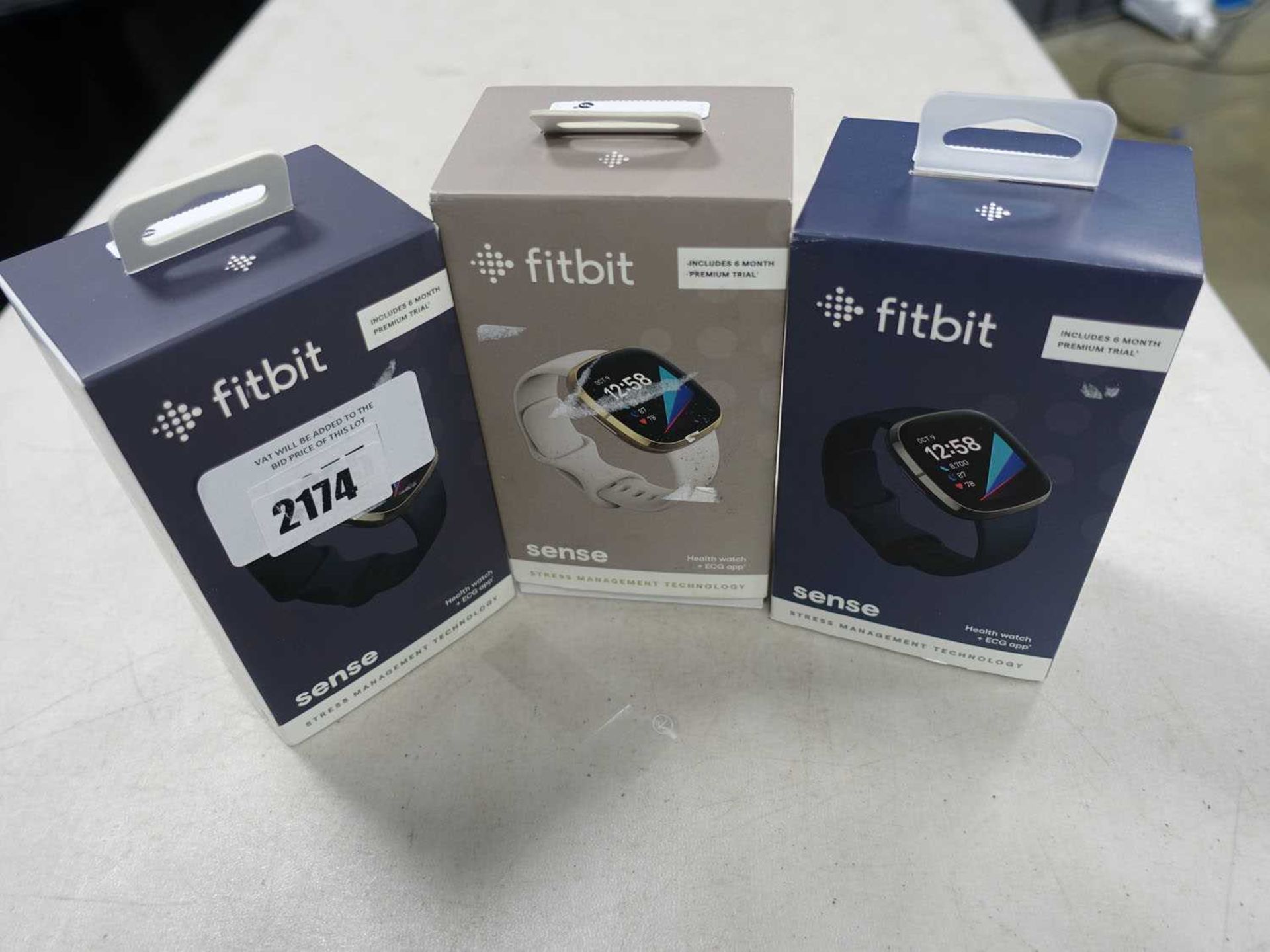 +VAT 3x FitBit Sense stress management watches