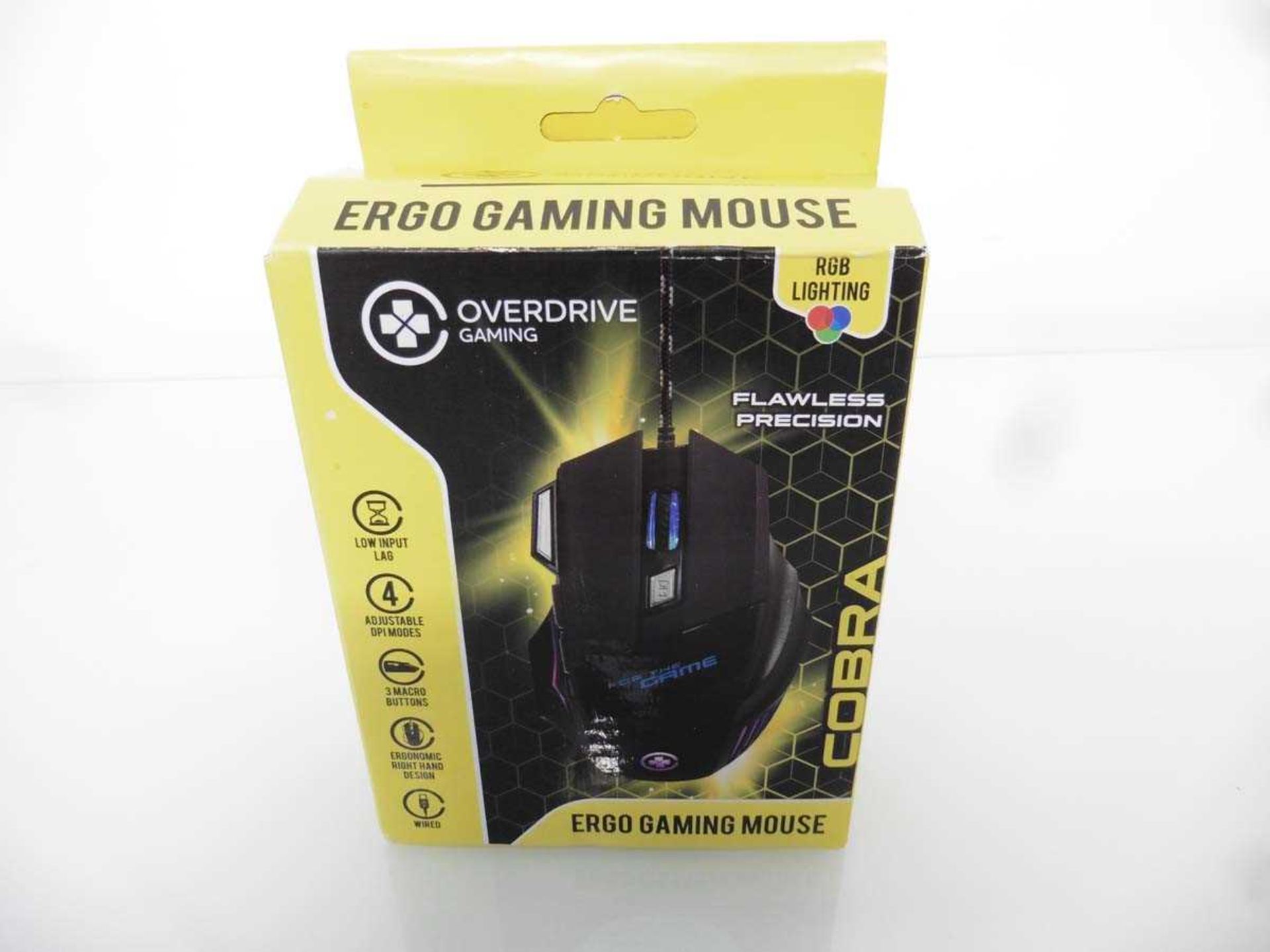 +VAT Overdrive Gaming Cobra Ergo Gaming Mouse