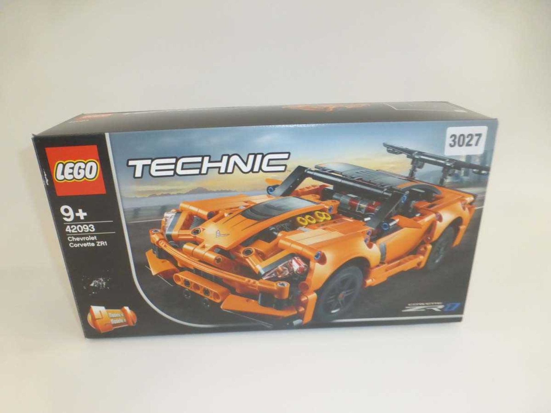 A Lego Technic 42093 Chevrolet Corvette ZR1 set, boxedContents unchecked