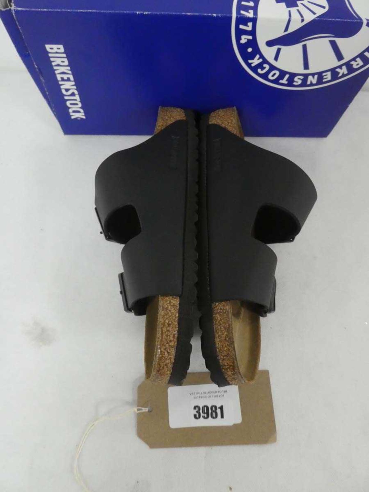 +VAT Boxed pair of Birkenstock Arizona leather sandals, size 6 - Image 2 of 3