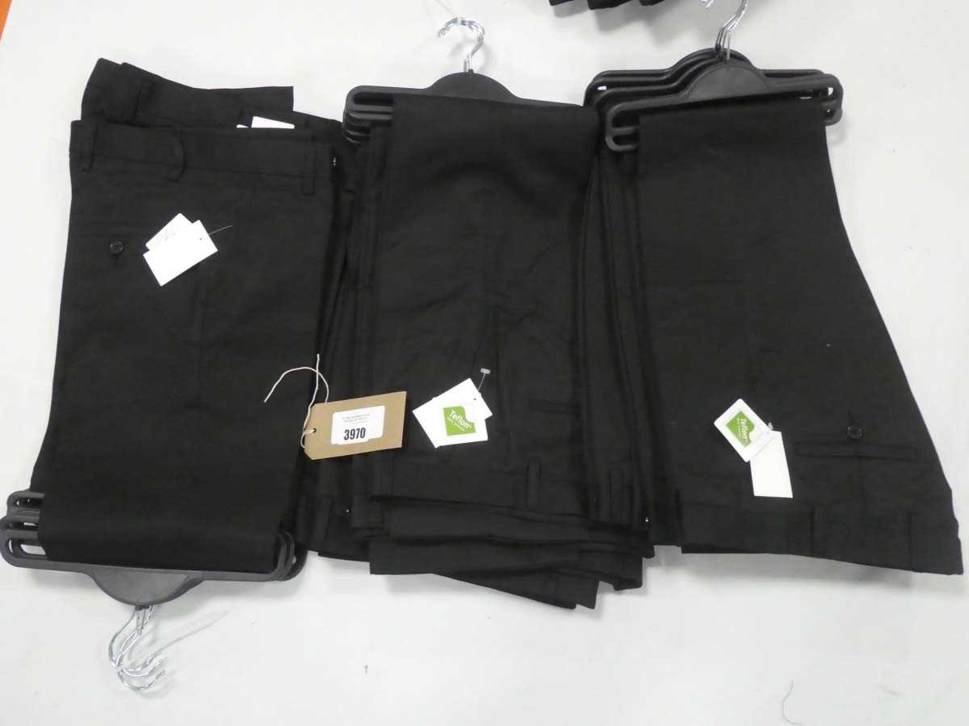 +VAT 15 pairs of Simmonds school trousers in black, size 29R