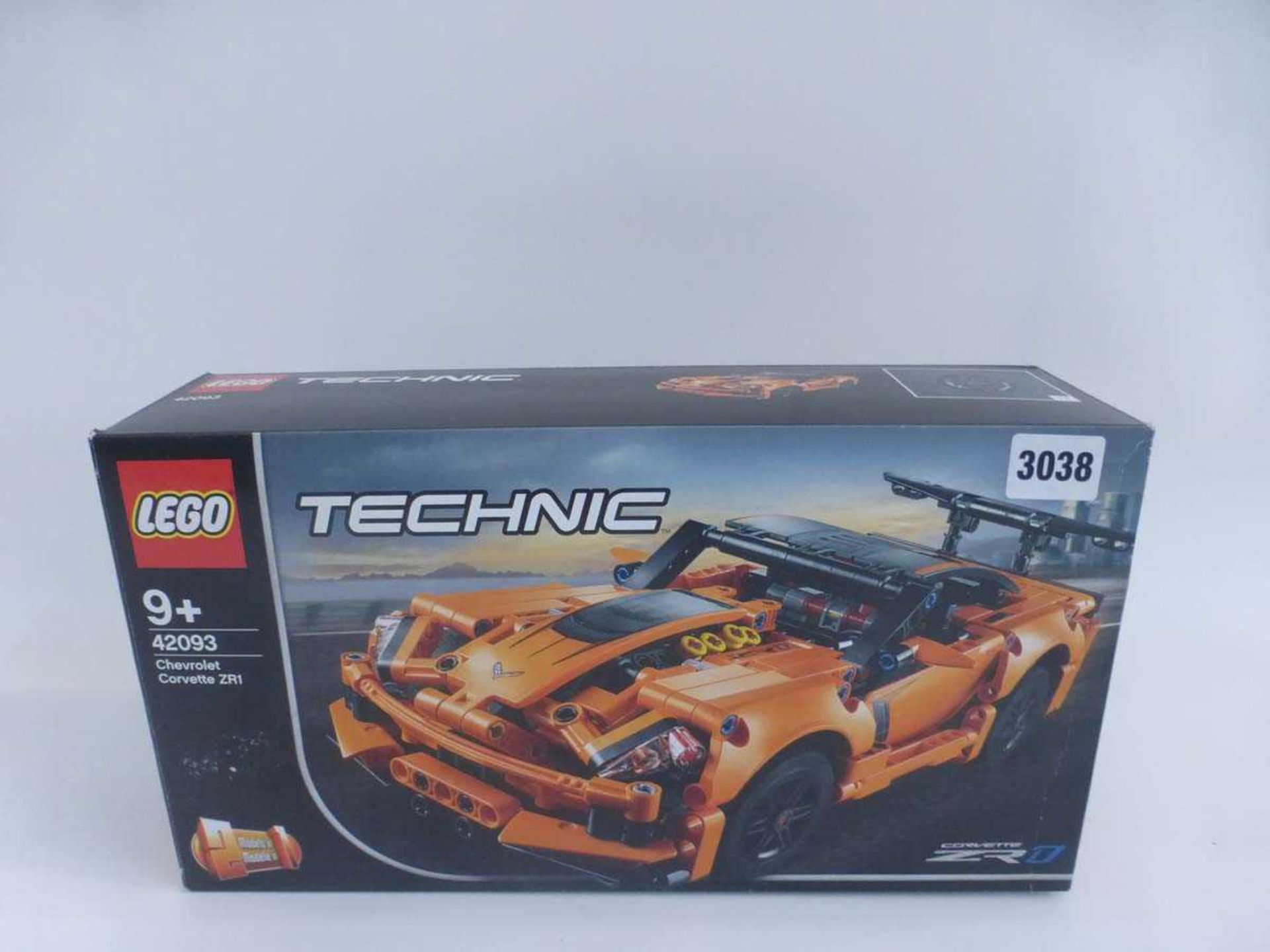 A Lego Technic 42093 Chevrolet Corvette ZR1 set, boxedContents unchecked