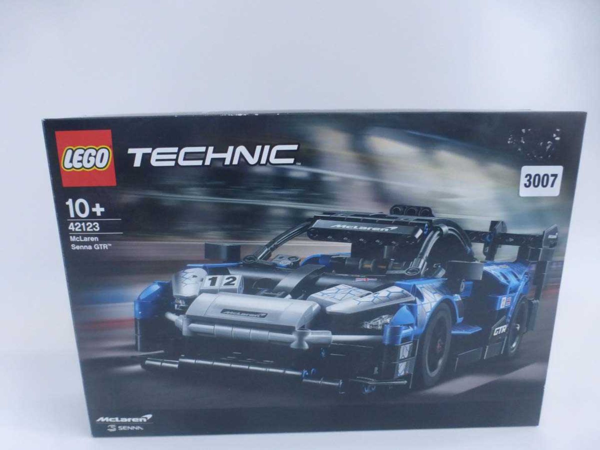 A Lego Technic 42123 McLaren Senna GTR set, boxedContents unchecked