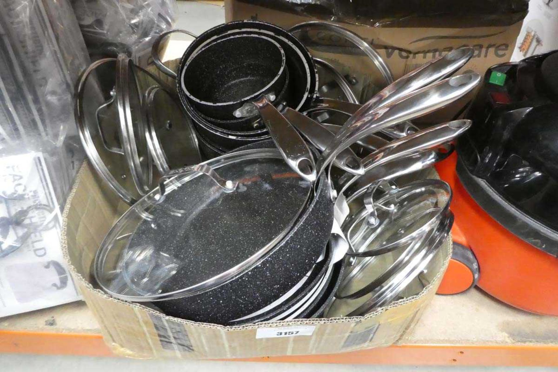 +VAT Box of Starfrit The Rock pots and pans