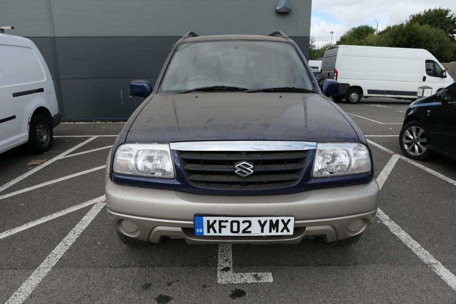 Suzuki Grand Vitara 16V Estate in blue, registration plate KF02 YMX, 1995cc, petrol, first - Image 3 of 13