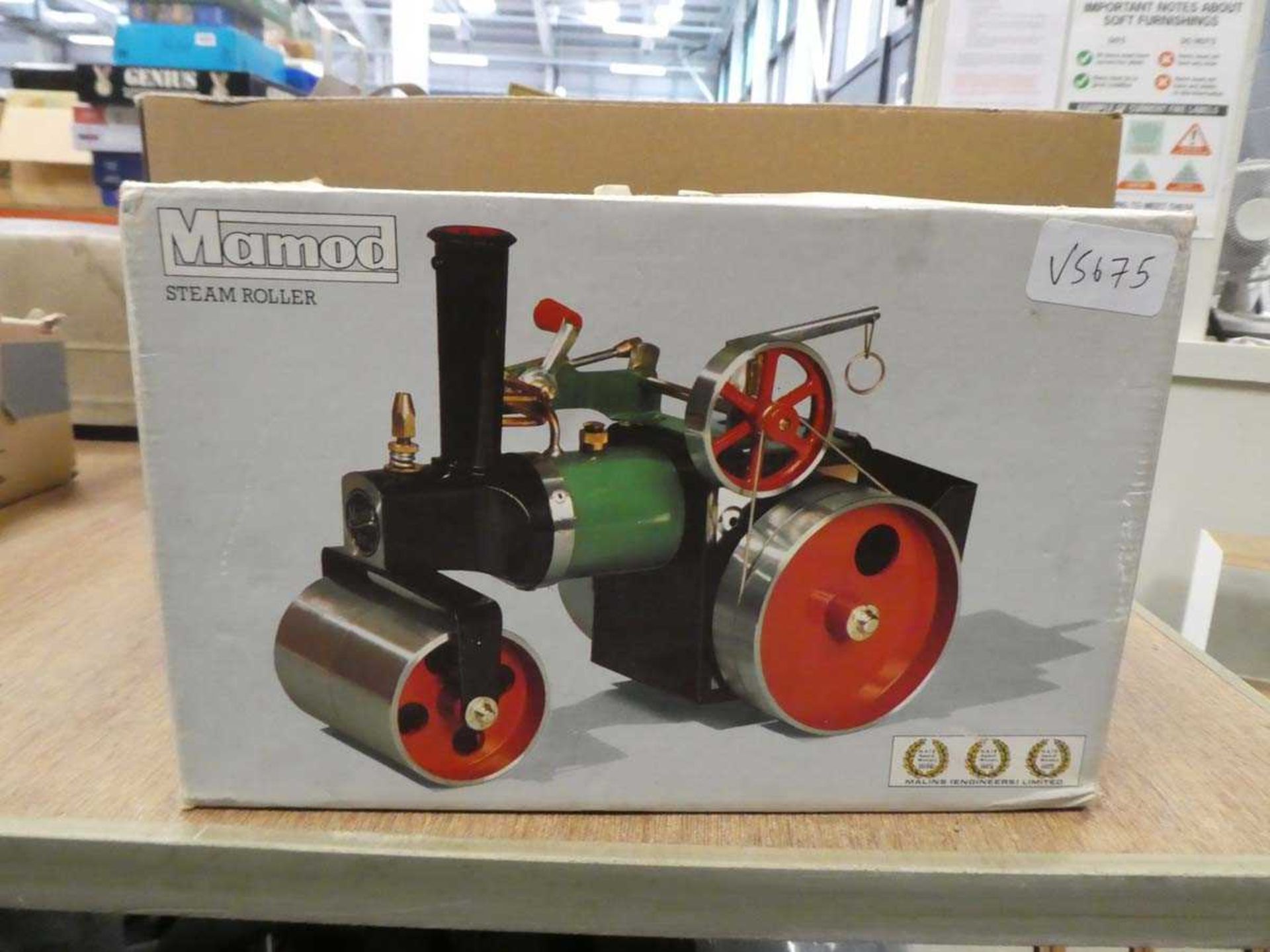 Boxed Mamod steam roller