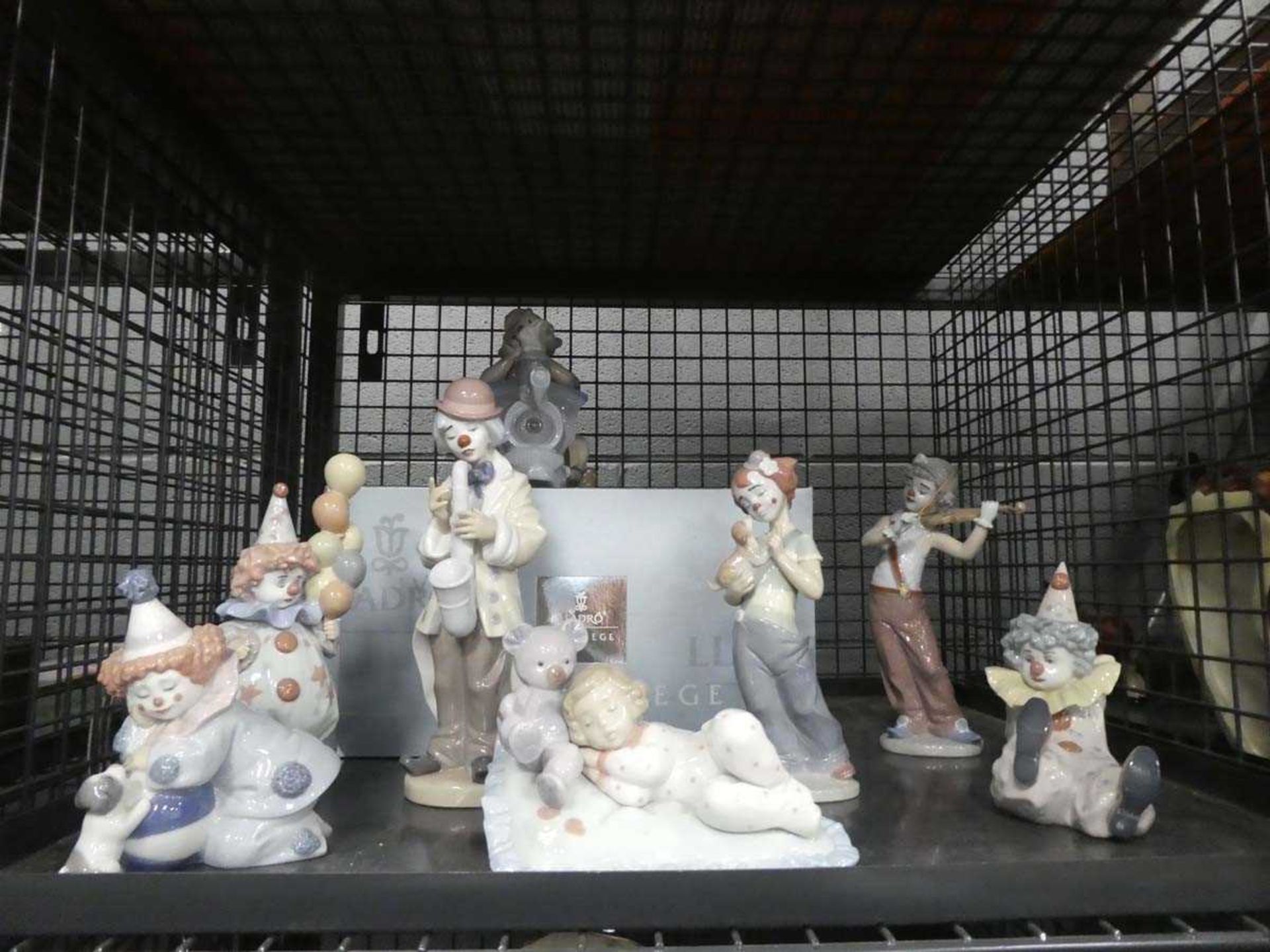 Quantity of Lladro clowns