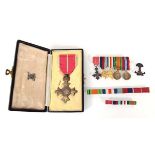 A cased Member of the Most Excellent Order of the British Empire (MBE) medal, together with a set of