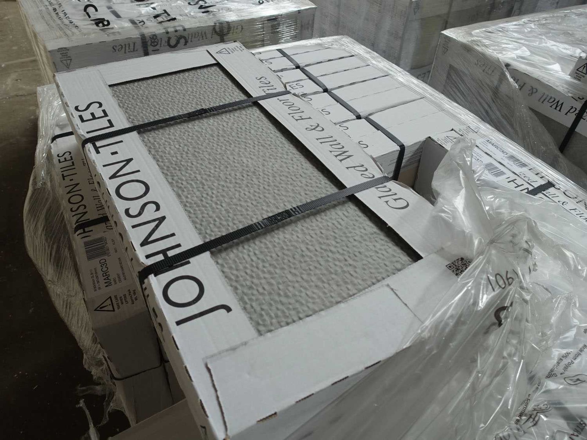 +VAT 20 cartons of Johnson Tiles MARC3D Marc Cement Dimension Décor tiles 600mm x 300mm (120 tiles) - Image 2 of 3