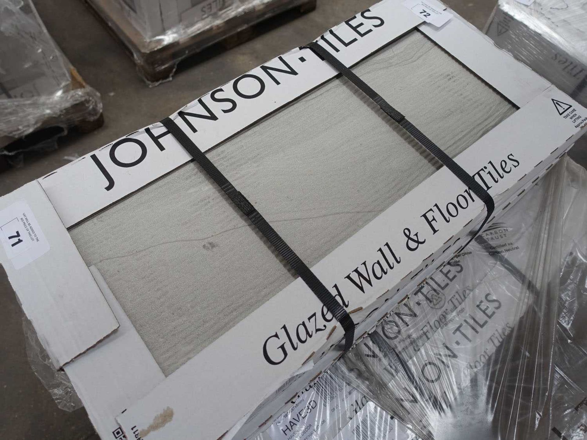 +VAT 20 cartons of Johnson Tiles HAVE3D Haven Slate Ridge Décor tiles 600mm x 300mm (120 tiles) - Image 2 of 2