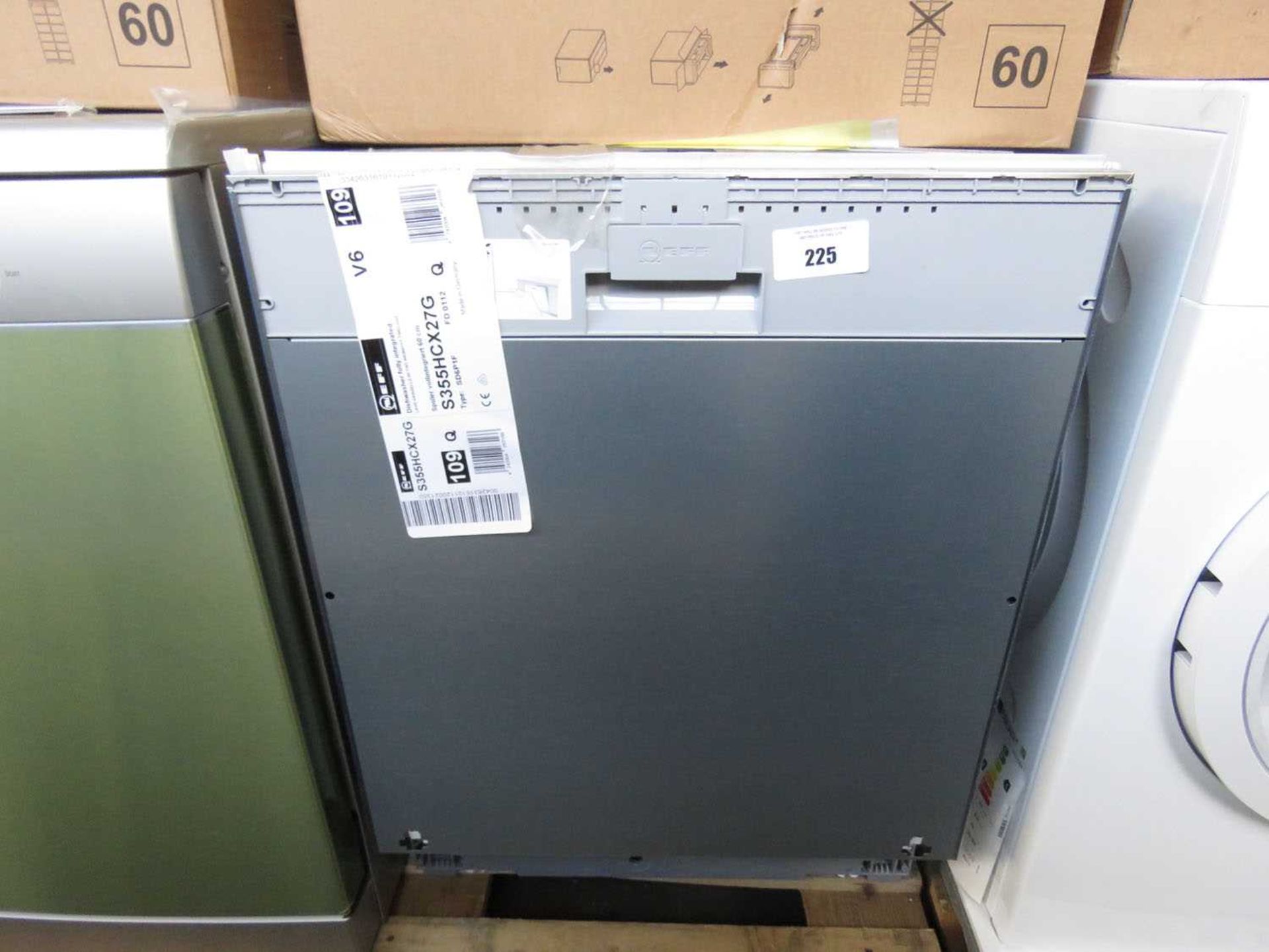 +VAT S355HCX27GB Neff Dishwasher fully integrated