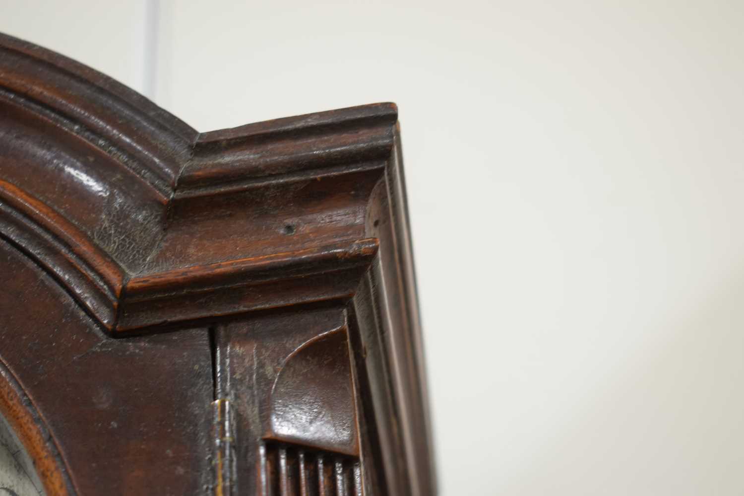 Joseph Moxon of Bradford (on Avon), an 18th century longcase clock, the silvered circular dial - Image 14 of 16