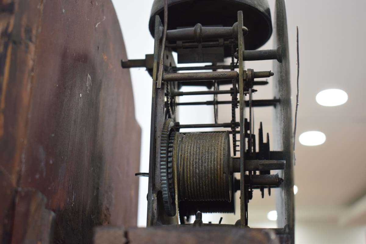 Joseph Moxon of Bradford (on Avon), an 18th century longcase clock, the silvered circular dial - Image 7 of 16