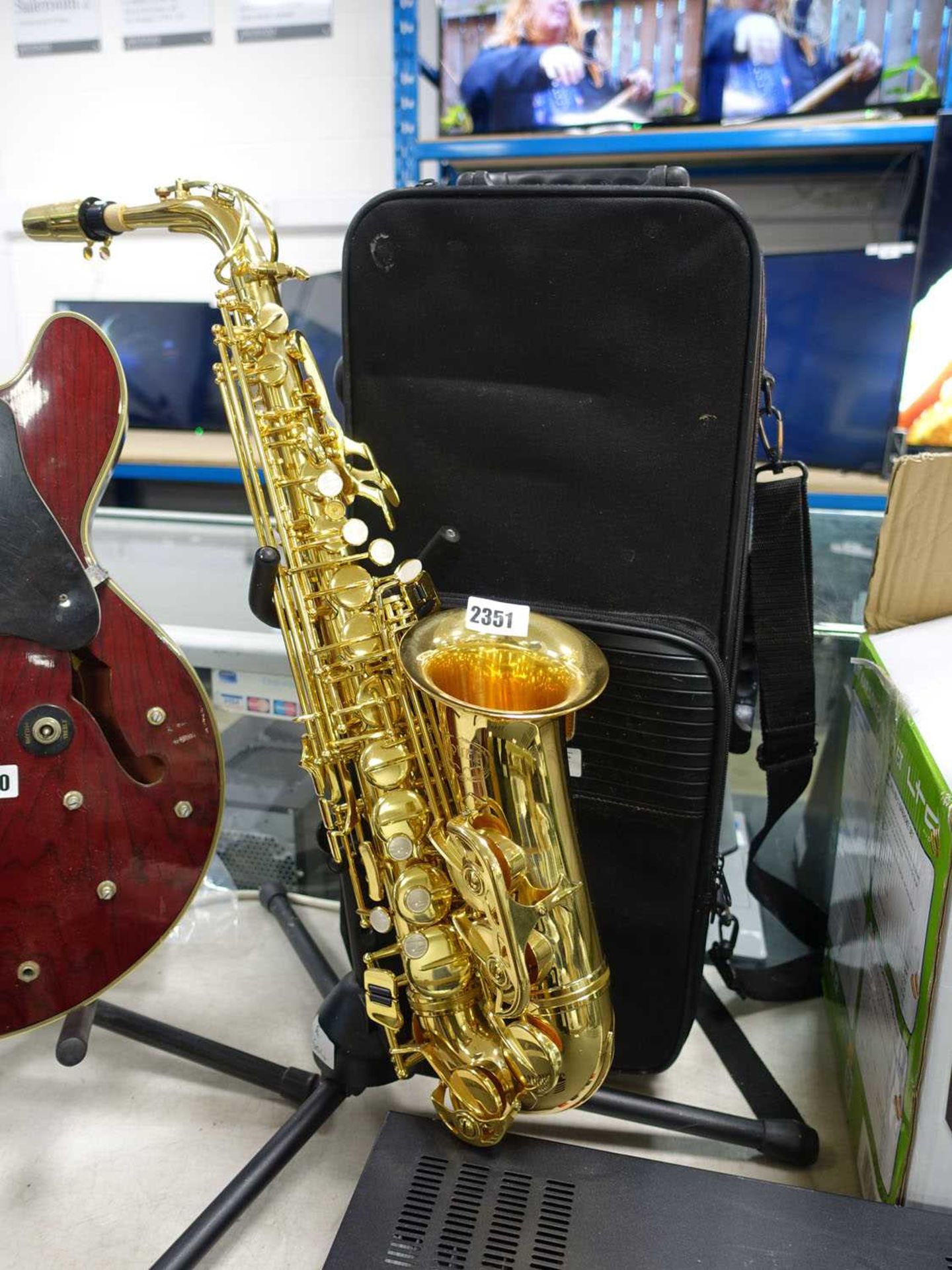 Jupiter junior saxophone with case