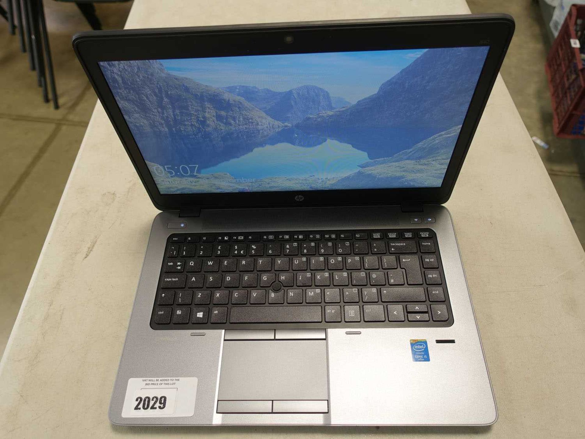 +VAT HP Elitebook 840G1 laptop, Intel i5 4th gen cpu, 4gb ram, 256gb storage running Windows 10 (