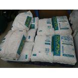Pallet containing 9 bags of Aqua-Solve water softener tablets