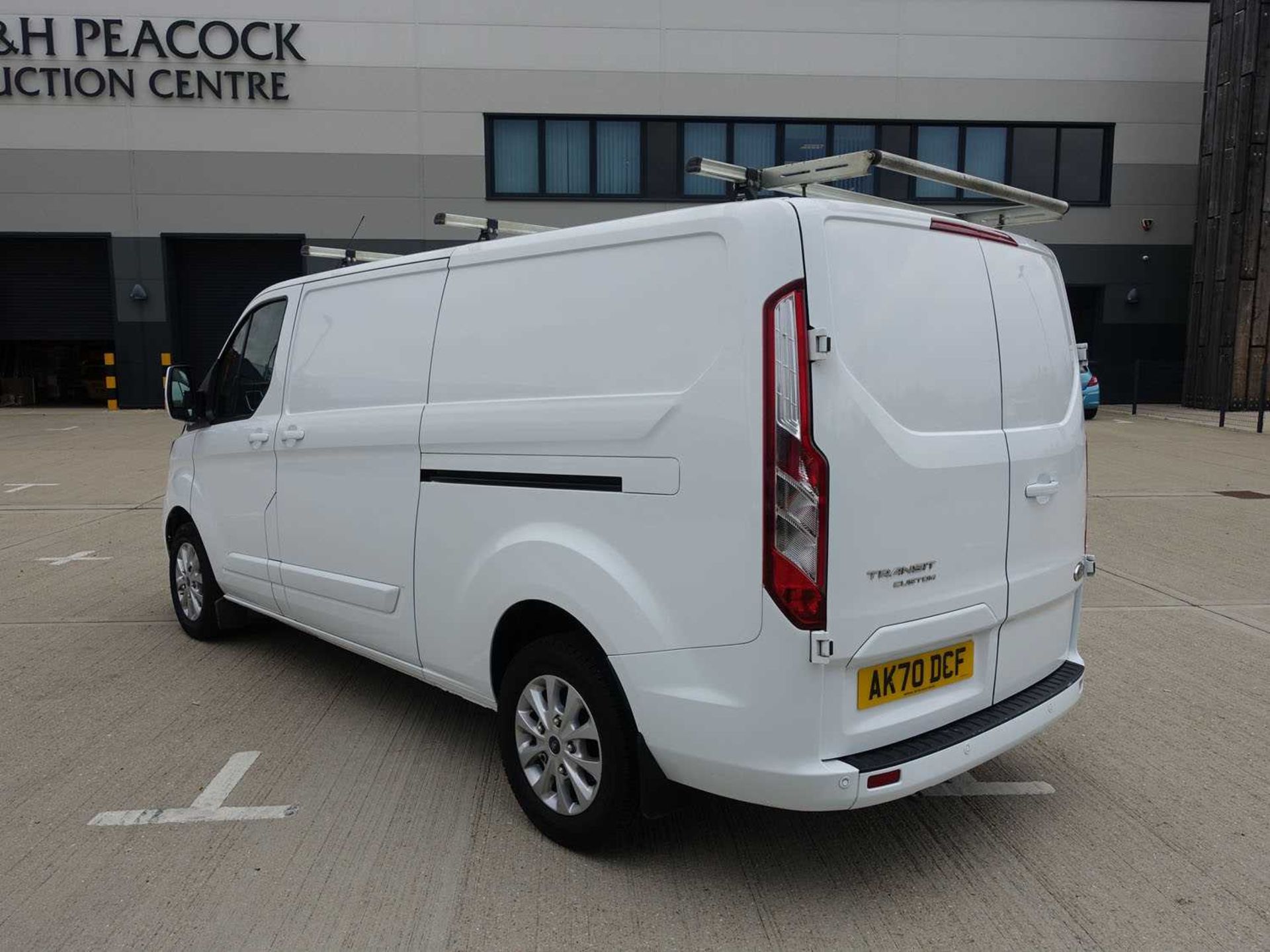 +VAT 2021 (70 plate) Ford Transit Custom300 Limited edition EBlue LWB panel vanWith Rhino roof - Image 3 of 15