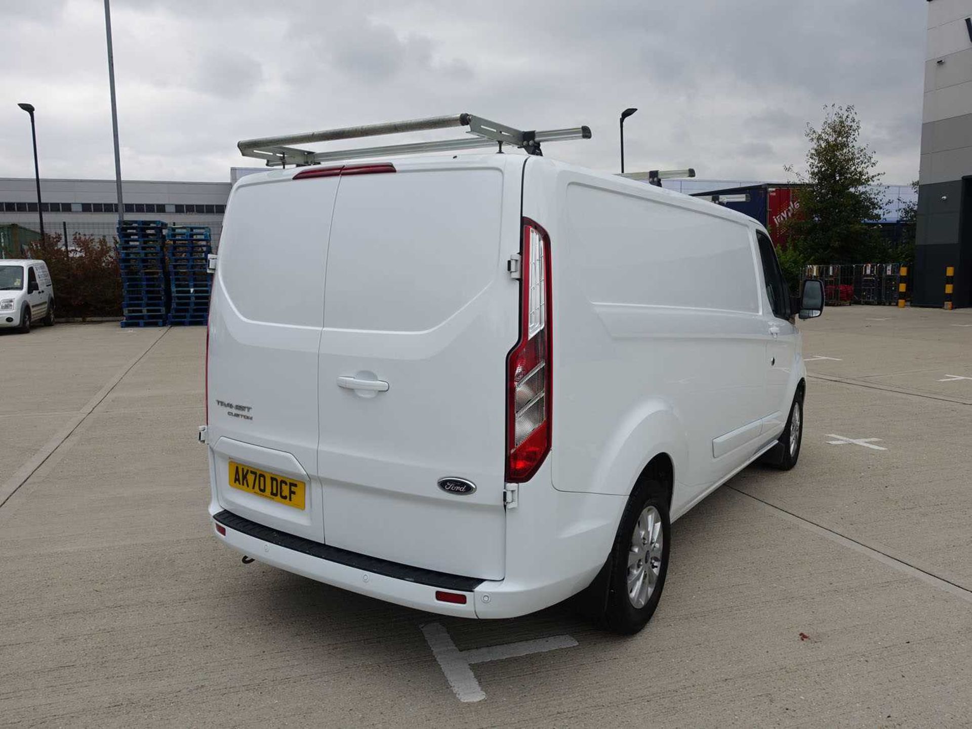 +VAT 2021 (70 plate) Ford Transit Custom300 Limited edition EBlue LWB panel vanWith Rhino roof - Image 4 of 15