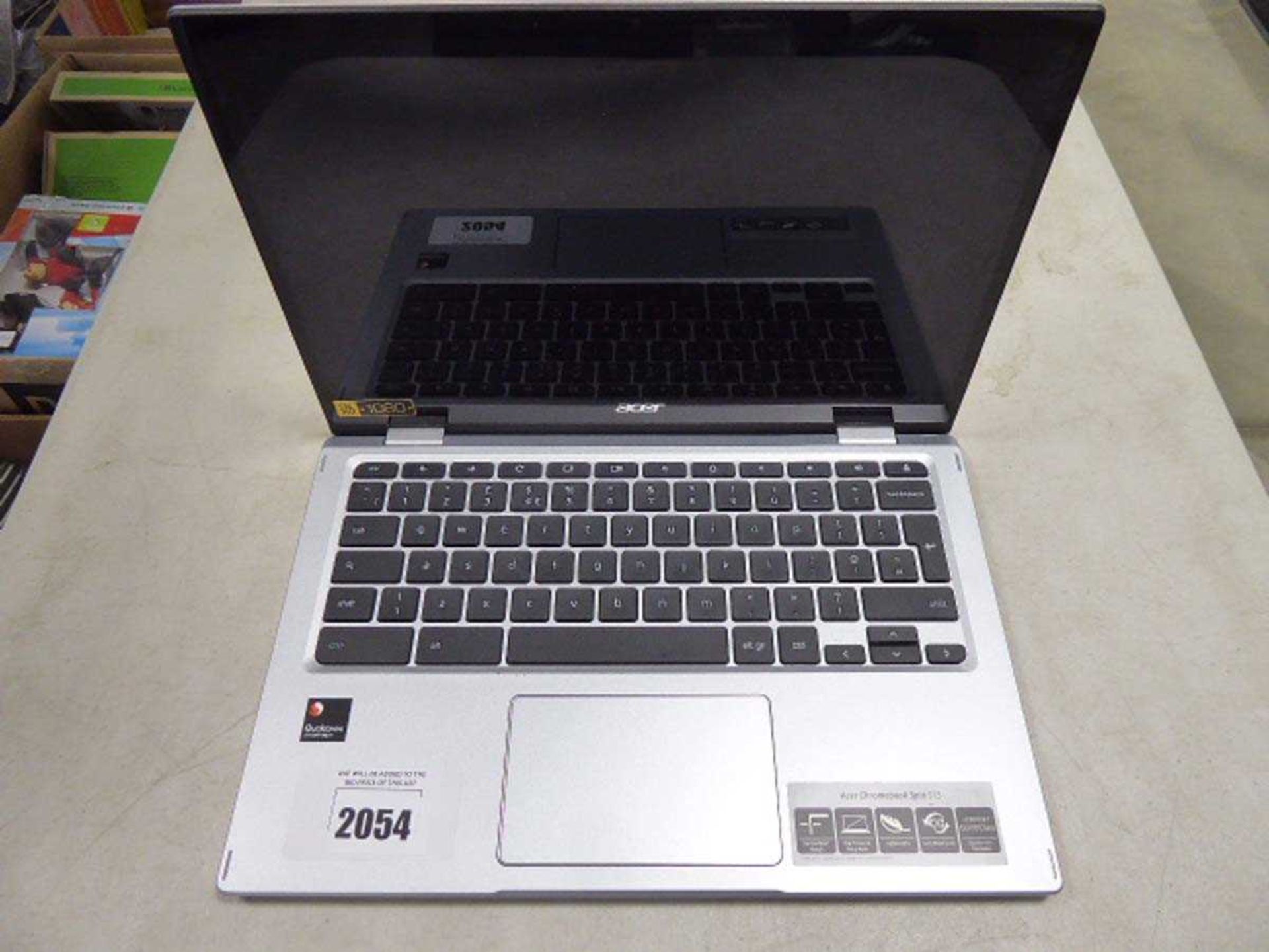 +VAT Acer Chromebook Spin 513 chromebook with Google Chrome OS, Qualcomm Snapdragon cpu, 4gb ram,