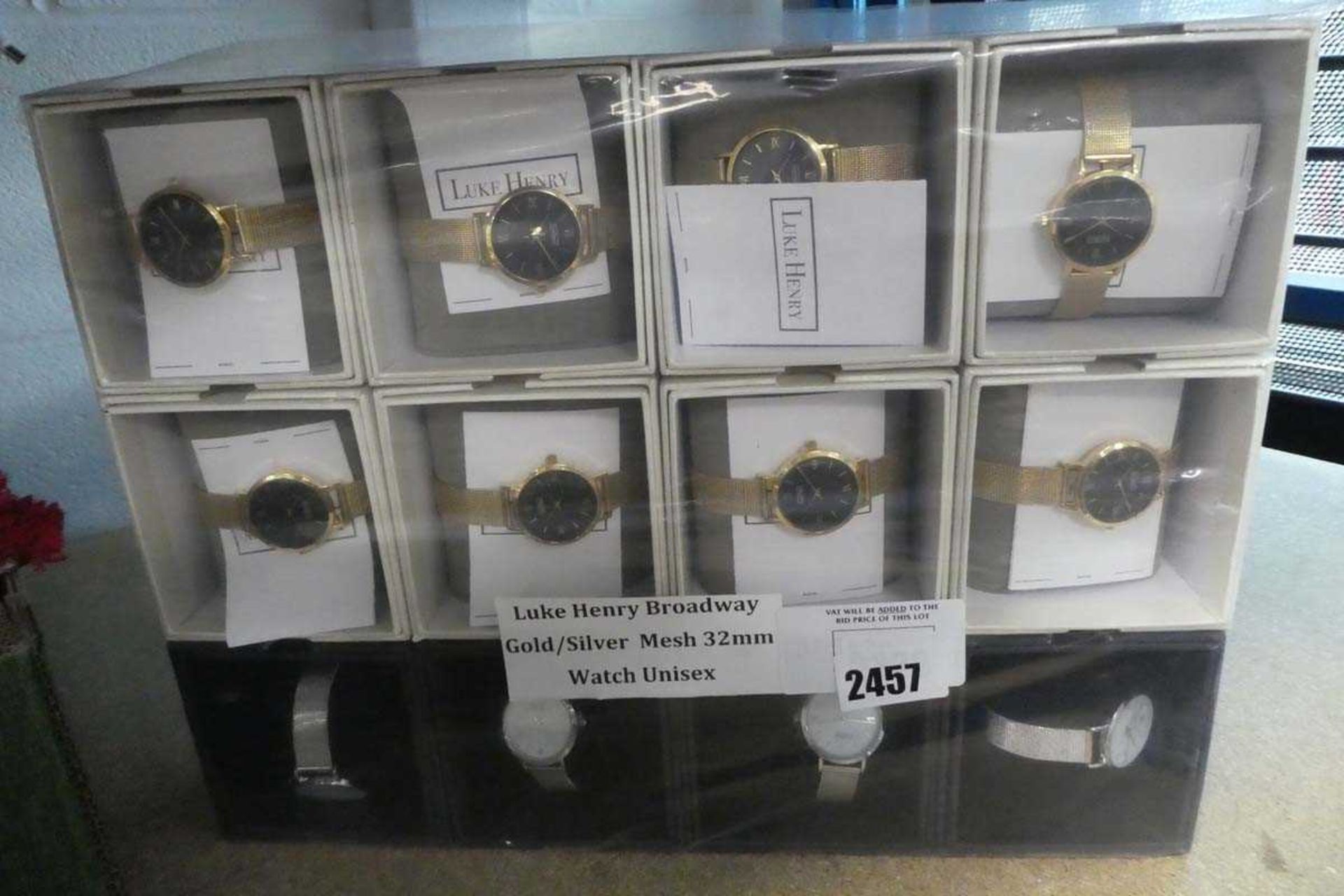 +VAT Luke Henry Broadway mesh 32mm unisex watches