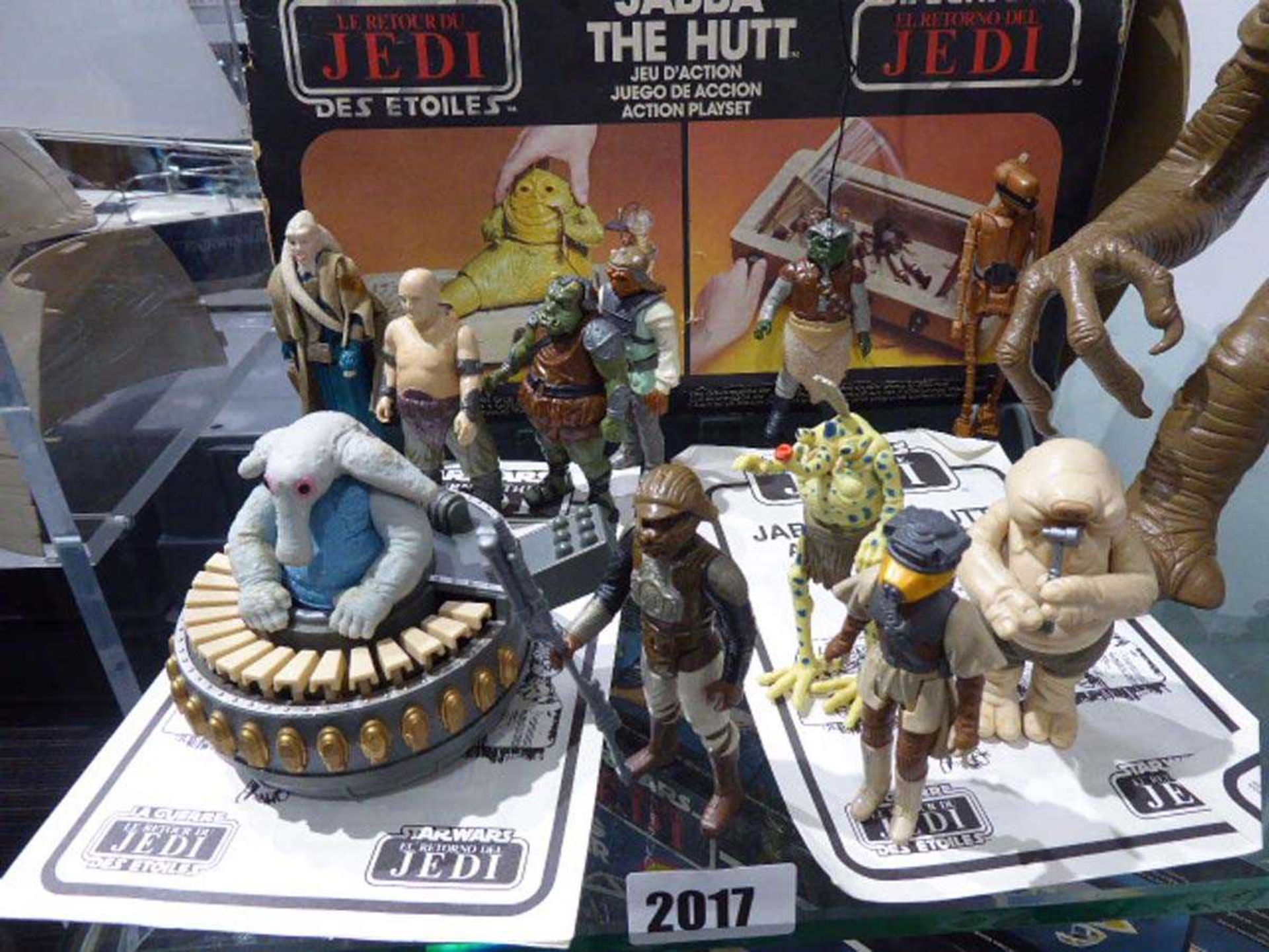 Jabba the Hutt Star Wars Return of the Jedi playset together with various figures to include the - Image 2 of 4