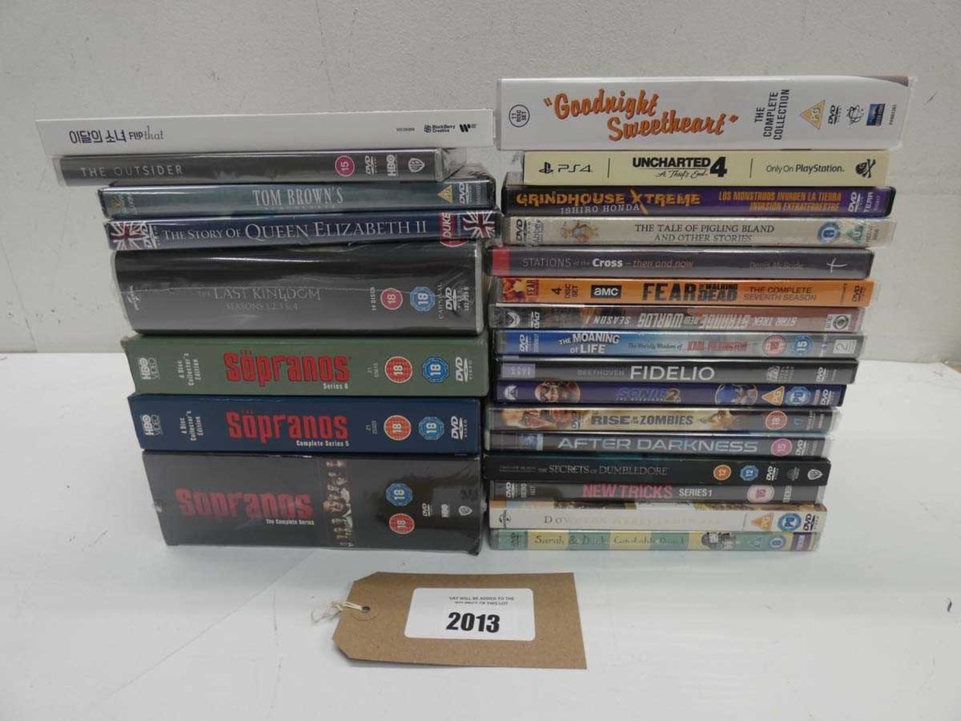 +VAT Selection of DVD films and box sets