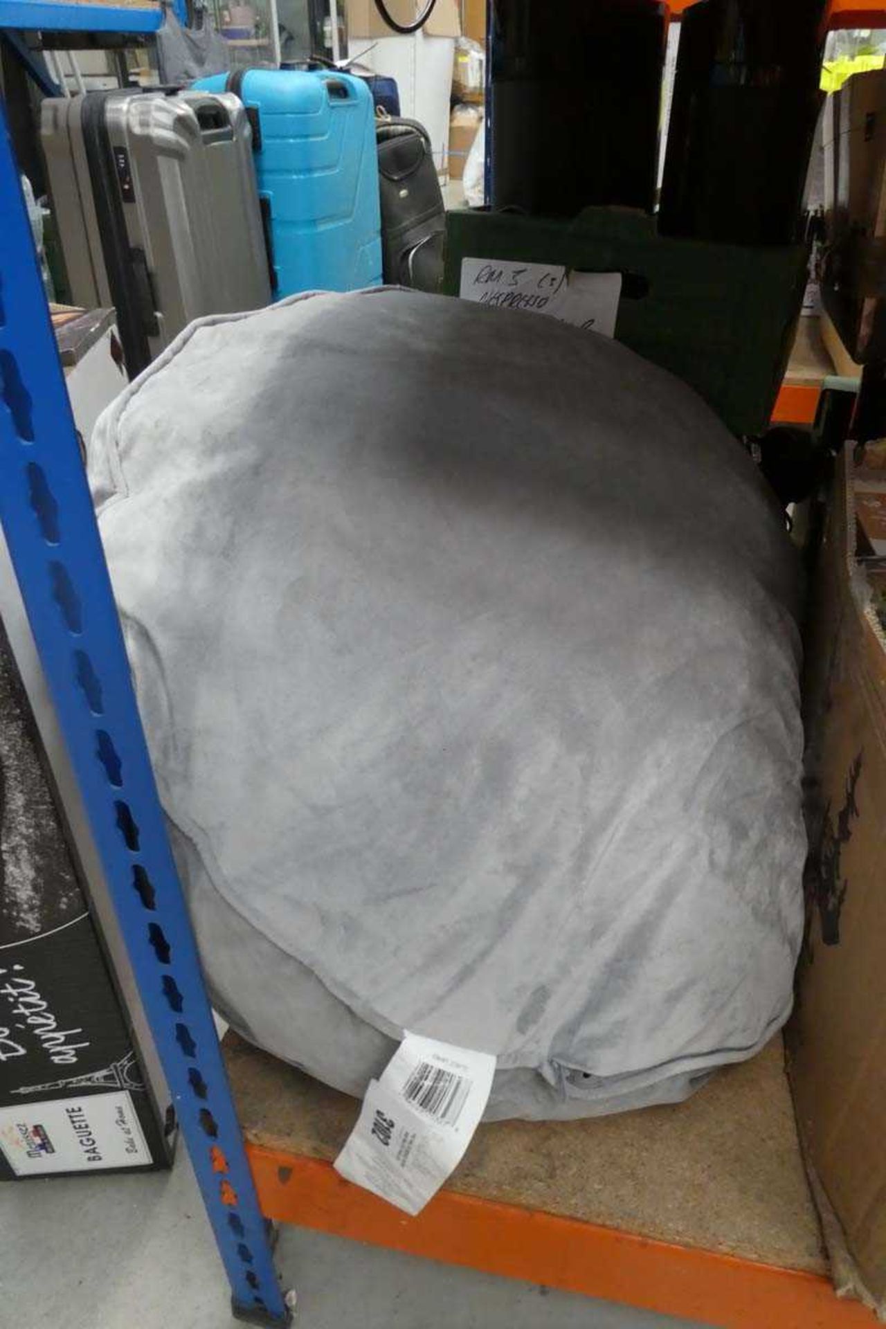 +VAT Grey circular floor cushion