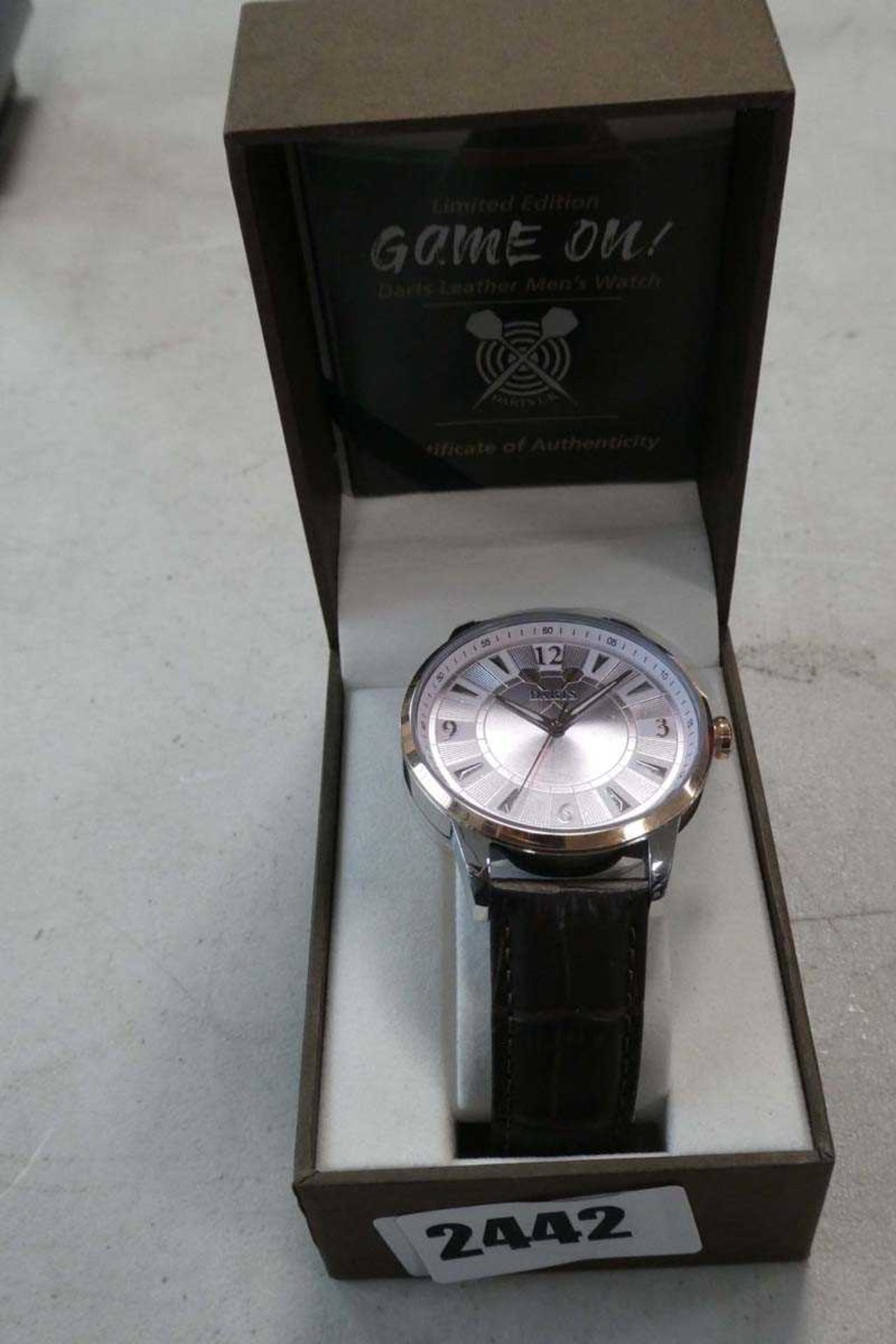 Limited edition Darts gents wristwatch