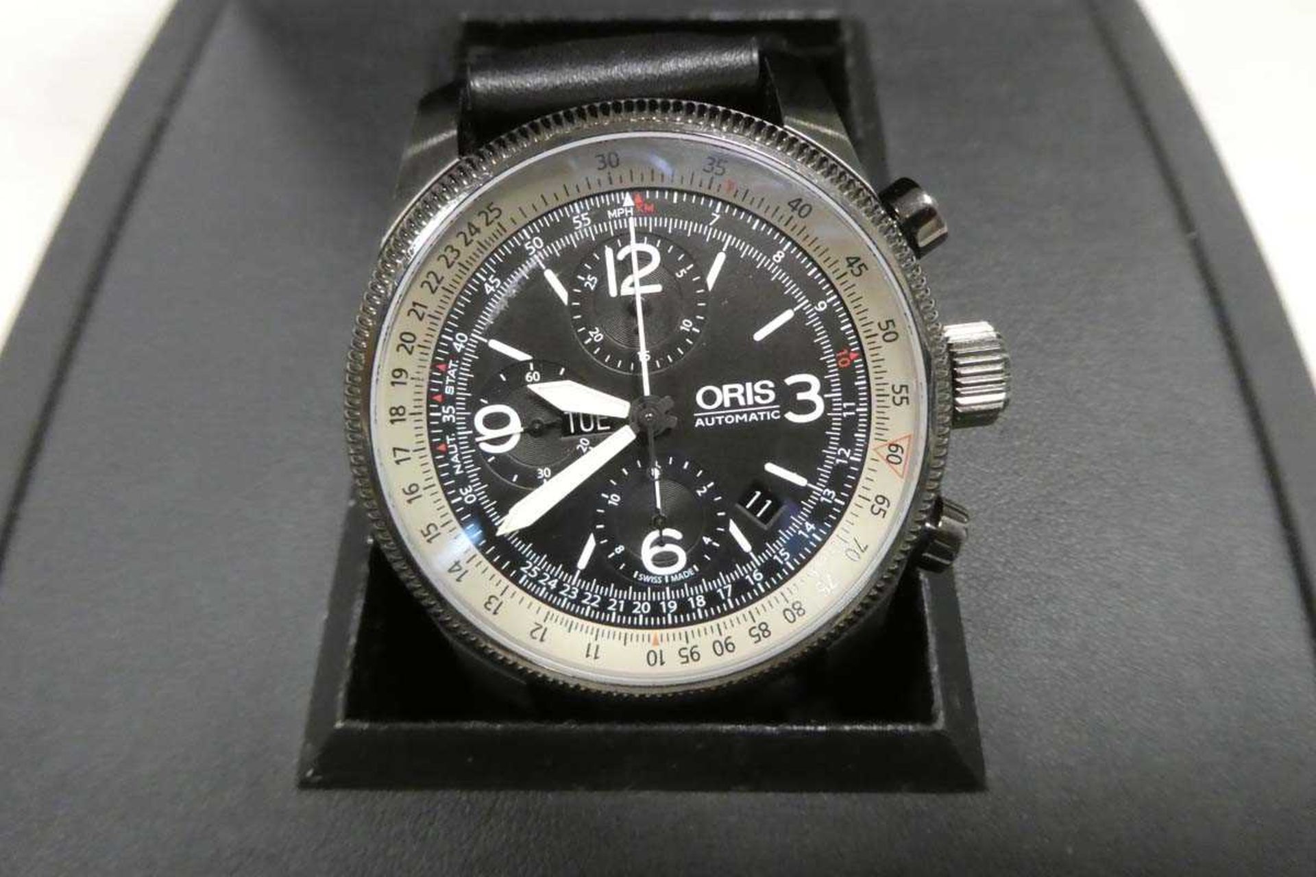 +VAT Oris Big Crown Timer automatic watch numbered 7648-42 with product manual, case and box - Image 2 of 2