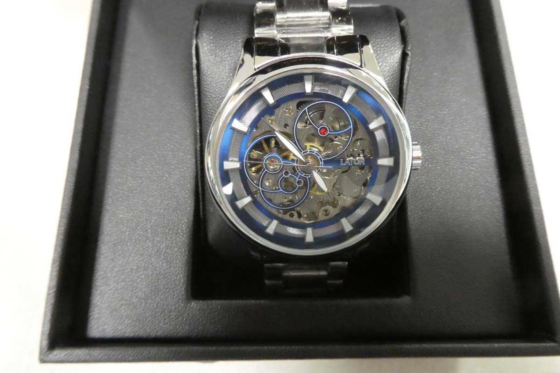 +VAT Lator Calibre automatic chronograph dial wristwatch mode L7280 with box - Image 2 of 2