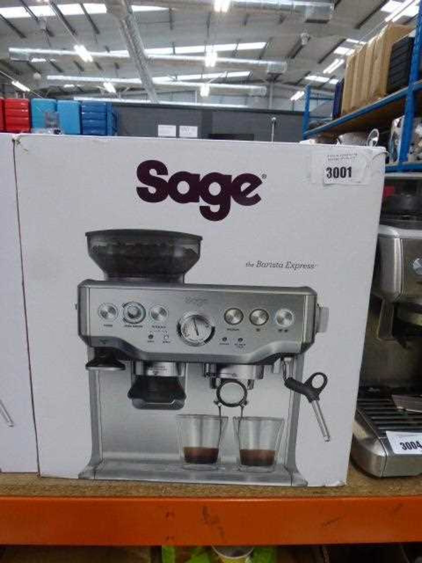 +VAT Boxed Sage barista coffee machine