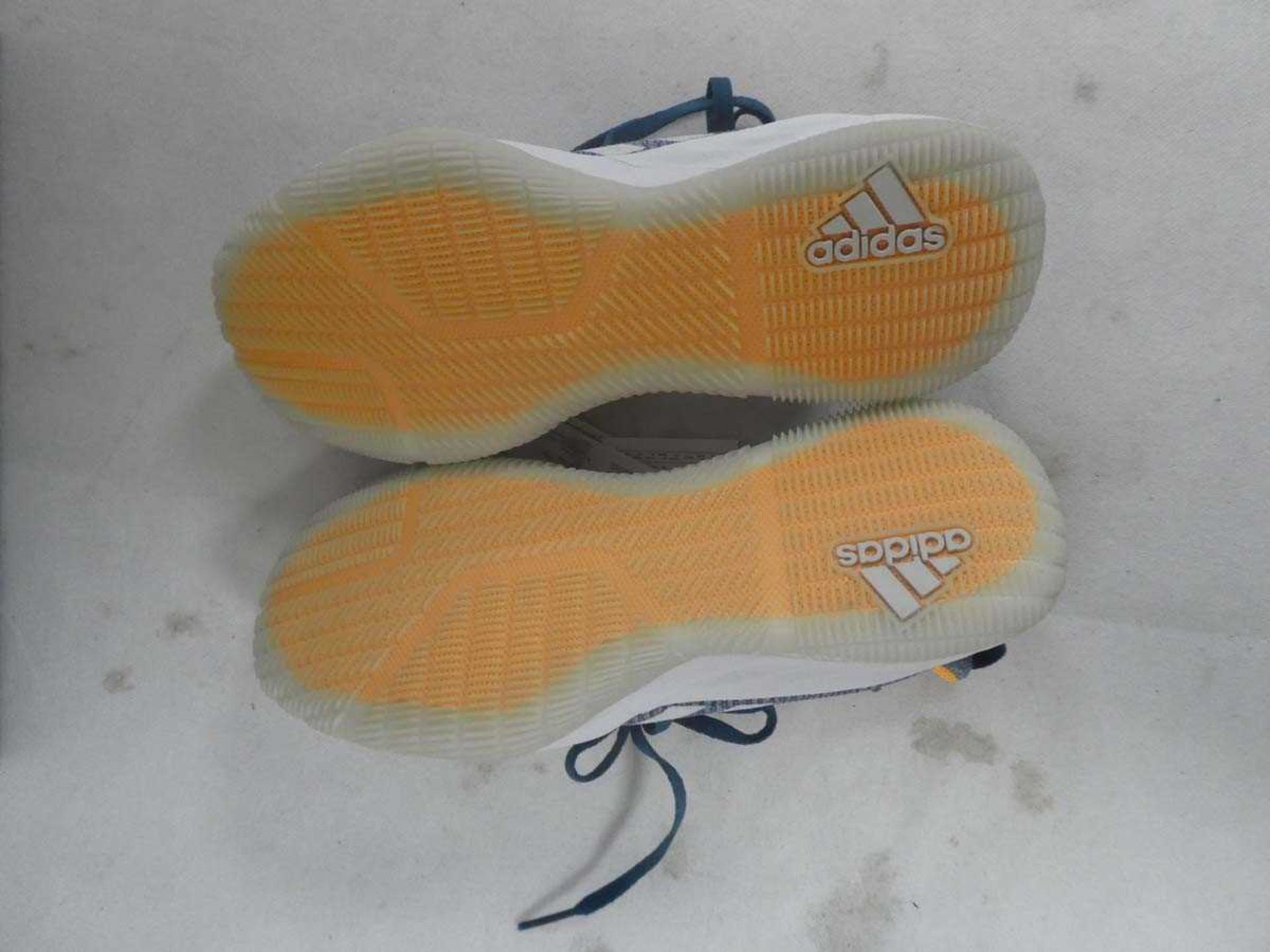 +VAT Boxed pair of Adidas ladies solar LT trainer in blue size UK 4.5 - Image 3 of 3