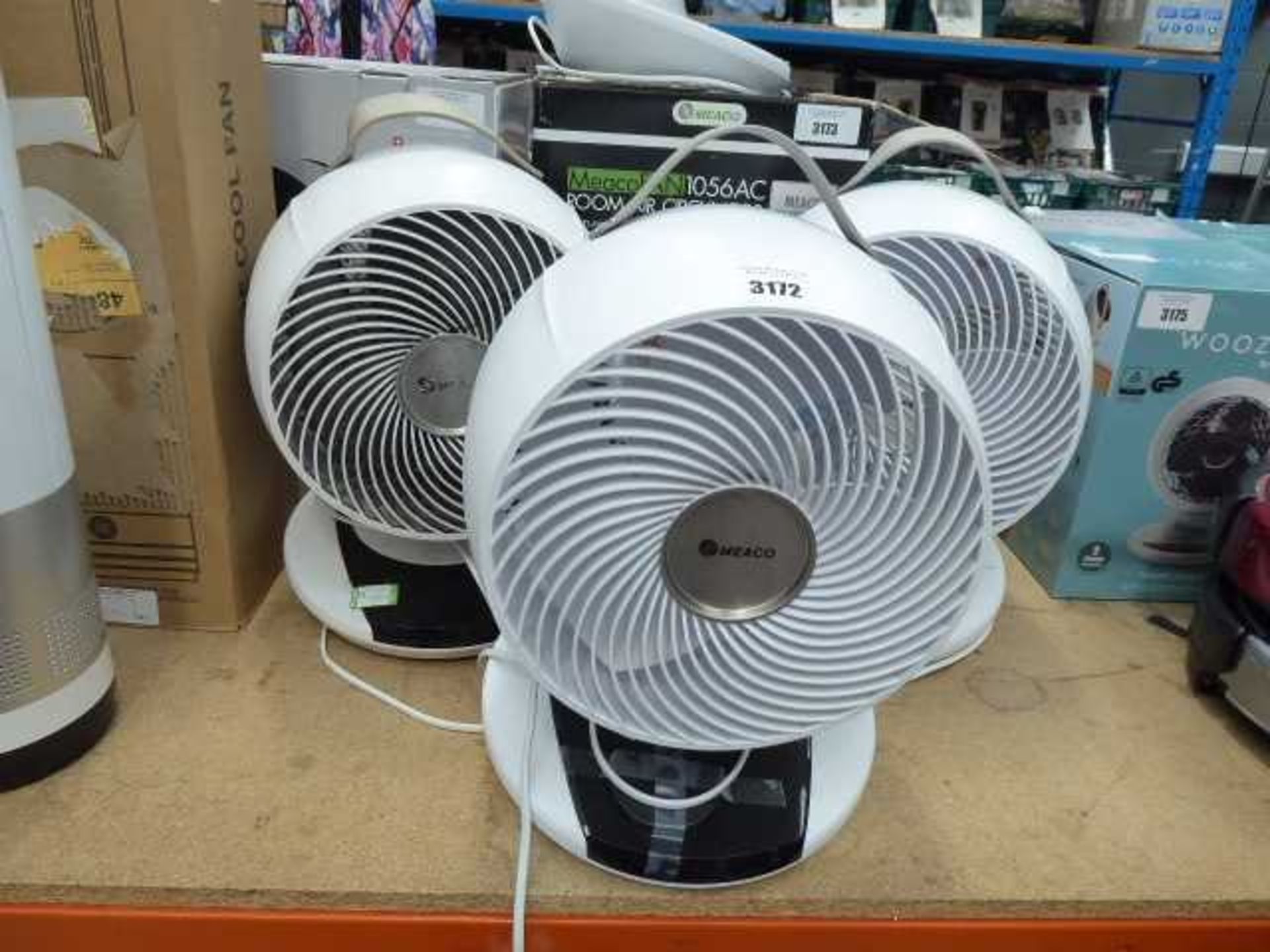 +VAT 3 unboxed room circulator fans