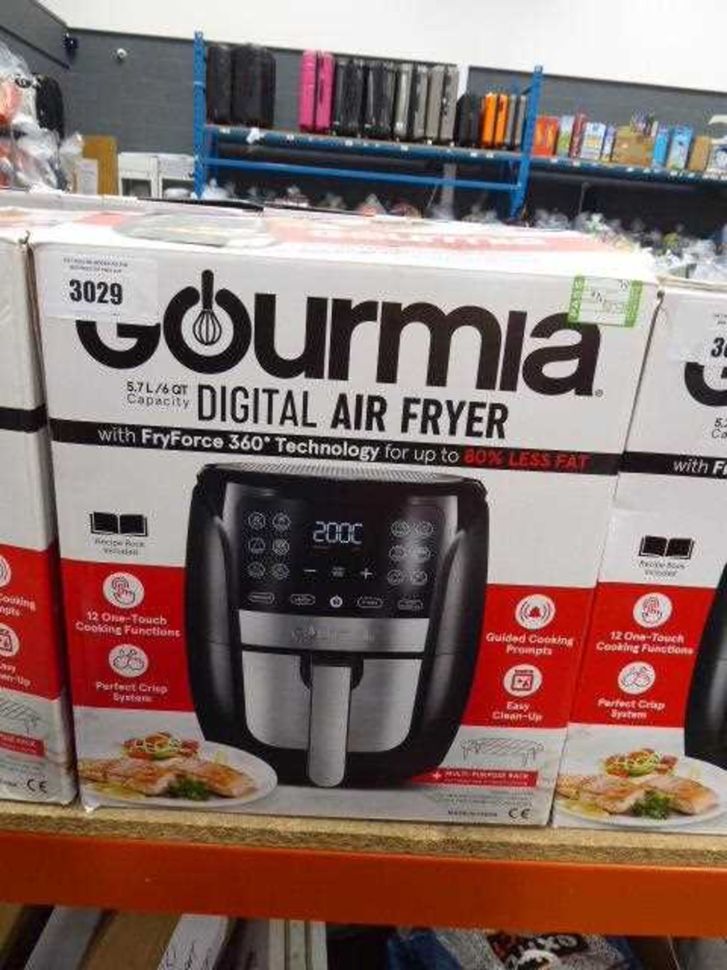 +VAT Gourmia digital air fryer 5.7L