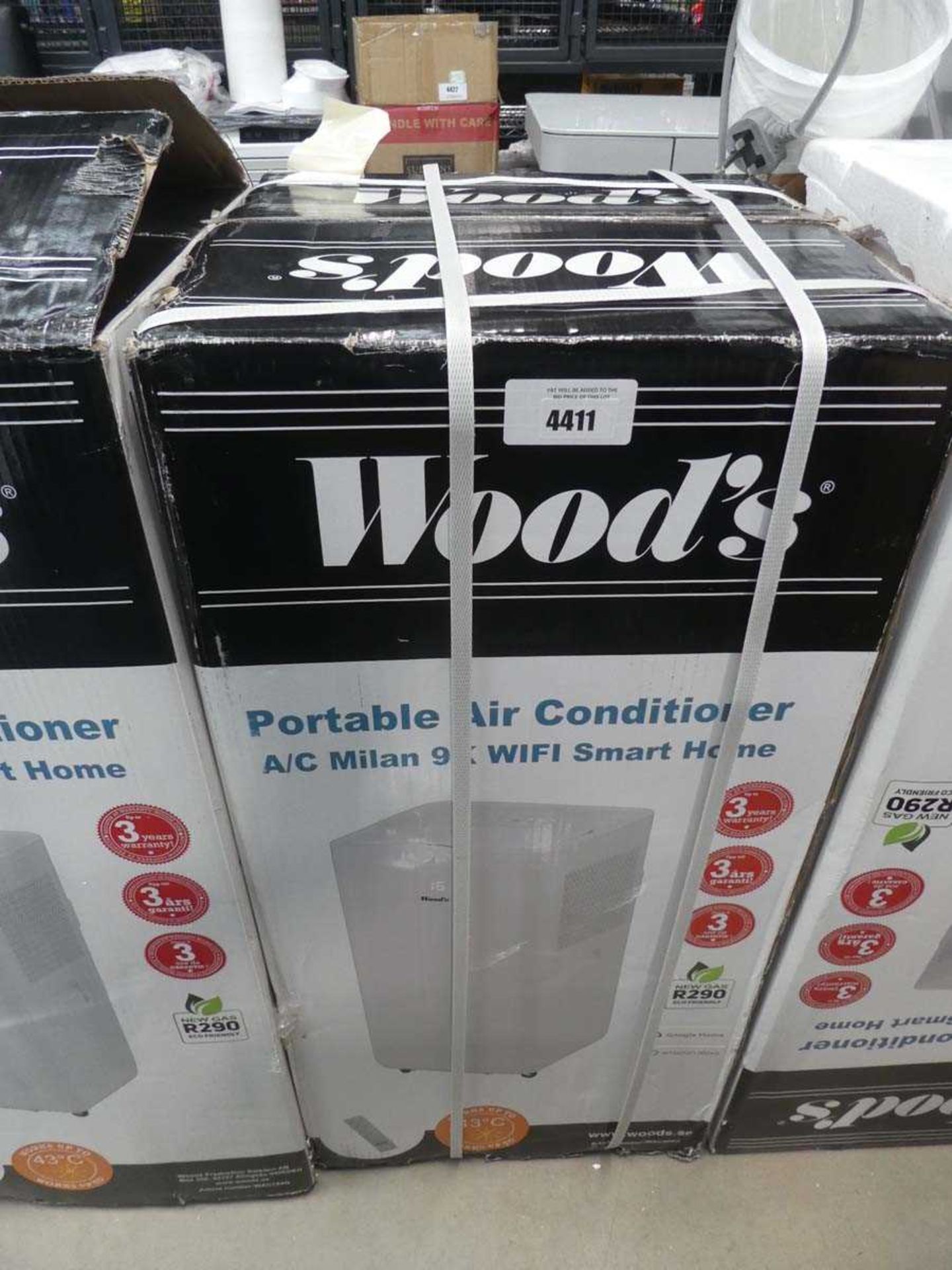 +VAT Woods boxed air conditioning unit