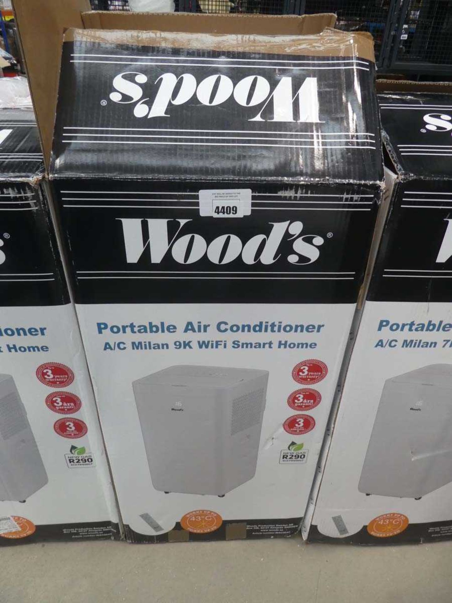 +VAT Woods boxed air conditioning unit