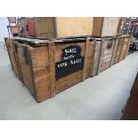 4 x large painted pine storage boxes