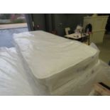 Sprung single bed mattress