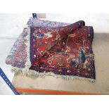 Woollen Hamadan carpet (a/f)