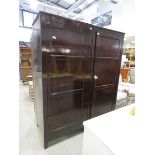 Pair of Ministry single door wardrobes